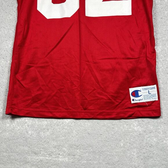 Vintage Champion Ohio State Buckeyes Football Jersey Mens Large Red #32 USA Made - Picture 4 of 12
